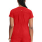 Women's 2-Pocket V-Neck Top - IN706A - Fire Bird