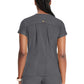 Women's 2-Pocket V-Neck Top - IN706A - Pewter