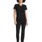 Women's 2-Pocket Tuckable V-Neck Top - IP600A - Black