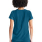 Women's 2-Pocket Tuckable V-Neck Top - IP600A - Caribbean Blue