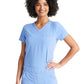 Women's 2-Pocket Tuckable V-Neck Top - IP600A - Ciel