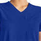 Women's 2-Pocket Tuckable V-Neck Top - IP600A - Royal