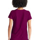 Women's 2-Pocket Tuckable V-Neck Top - IP600A - Wine
