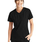 Women's 4-Pocket V-Neck Top - IP727A - Black