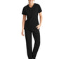 Women's 4-Pocket V-Neck Top - IP727A - Black