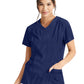 Women's 4-Pocket V-Neck Top - IP727A - Navy