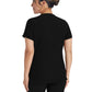 Women's 3-Pocket V-Neck Top - IP790A - Black