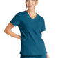 Women's 3-Pocket V-Neck Top - IP790A - Caribbean Blue