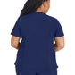 Women's 3-Pocket V-Neck Top - IP790A - Navy