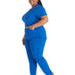 Women's 3-Pocket V-Neck Top - IP790A - Royal