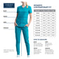 Women's 3-Pocket V-Neck Top - IP790A - Black