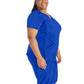 Women's 4-Pocket Cross-Over V-Neck Top - IP845A - Royal