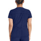 Women's 3-Pocket Henley Top - IP849A - Navy