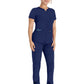 Women's 3-Pocket Henley Top - IP849A - Navy
