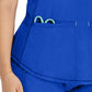Women's 3-Pocket Henley Top - IP849A - Royal