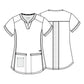 Women's 3-Pocket Henley Top - IP849A - Ciel