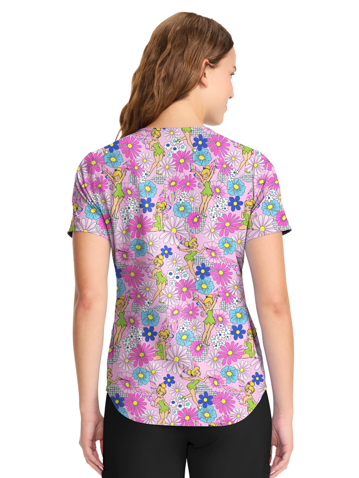 Women's V-Neck Print Top - TF737 - Stay Fiesty