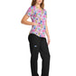 Women's V-Neck Print Top - TF737 - Stay Fiesty