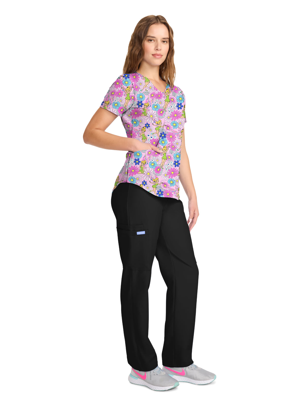 Women's V-Neck Print Top - TF737 - Stay Fiesty
