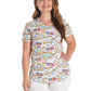 Women's V-Neck Print Top - TF737 - Gude Vibes