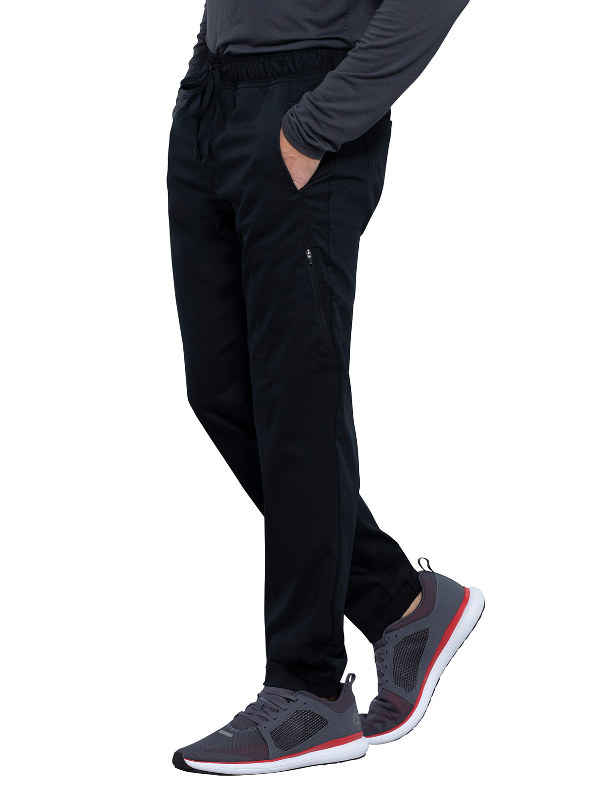 Men's 5-Pocket Natural Rise Jogger Pant - WW012 - Black