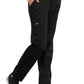 Unisex 4-Pocket Tapered Leg Drawstring Pant - WW020 - Black