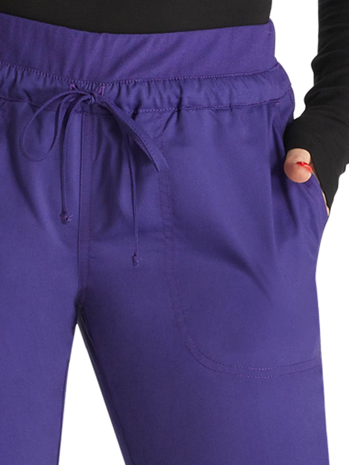 Women's 5-Pocket Tapered Leg Pant - WW105 - Grape