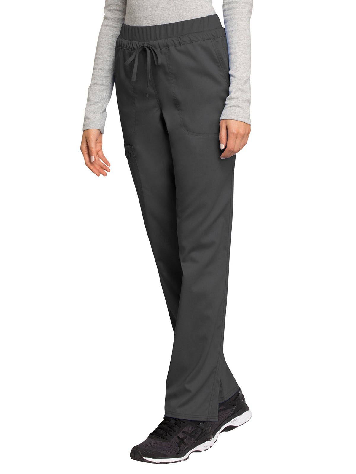 Women's 5-Pocket Tapered Leg Pant - WW105 - Pewter