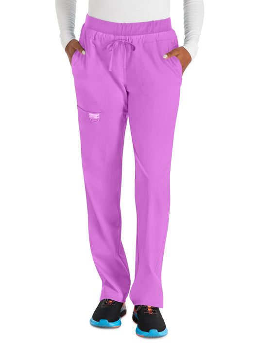 Women's 5-Pocket Tapered Leg Pant - WW105 - Sweet Berry