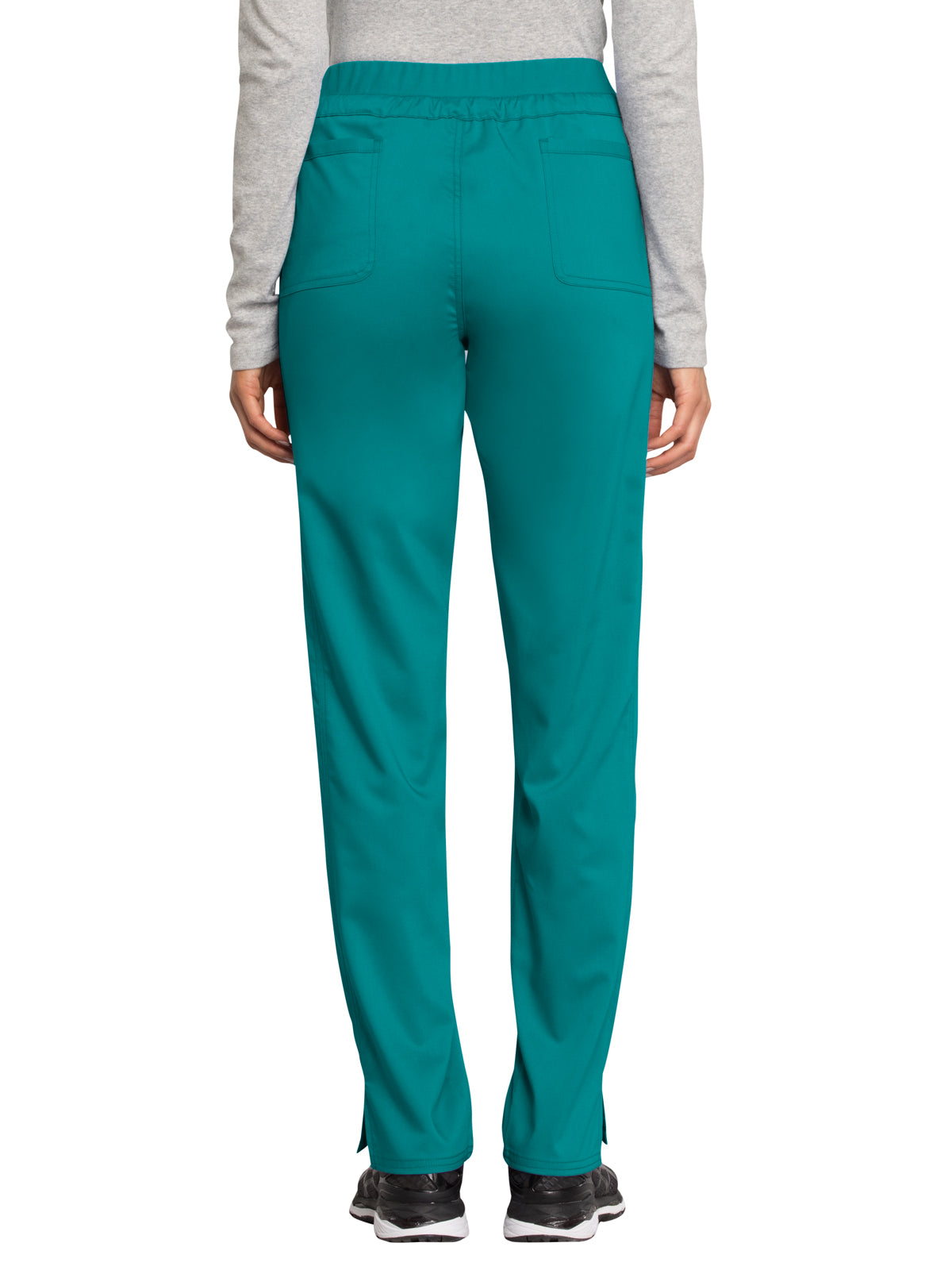 Women's 5-Pocket Tapered Leg Pant - WW105 - Teal Blue