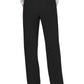 Women's 4-Pocket Mid Rise Straight Leg Pull-on Pant - WW110 - Black