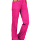 Women's 4-Pocket Mid Rise Straight Leg Pull-on Pant - WW110 - Electric Pink