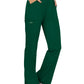 Women's 4-Pocket Mid Rise Straight Leg Pull-on Pant - WW110 - Hunter Green