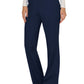 Women's 4-Pocket Mid Rise Straight Leg Pull-on Pant - WW110 - Navy