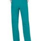 Women's 4-Pocket Mid Rise Straight Leg Pull-on Pant - WW110 - Teal Blue