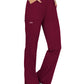 Women's 4-Pocket Mid Rise Straight Leg Pull-on Pant - WW110 - Wine