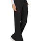 Women's 5-Pocket Mid Rise Drawstring Pant - WW120 - Black