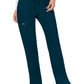Women's 5-Pocket Mid Rise Drawstring Pant - WW120 - Caribbean Blue