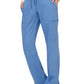 Women's 5-Pocket Mid Rise Drawstring Pant - WW120 - Ciel