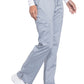 Women's 5-Pocket Mid Rise Drawstring Pant - WW120 - Grey