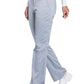 Women's 5-Pocket Mid Rise Drawstring Pant - WW120 - Grey