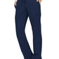 Women's 5-Pocket Mid Rise Drawstring Pant - WW120 - Navy