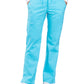 Women's 5-Pocket Mid Rise Drawstring Pant - WW120 - Turquoise
