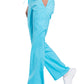 Women's 5-Pocket Mid Rise Drawstring Pant - WW120 - Turquoise