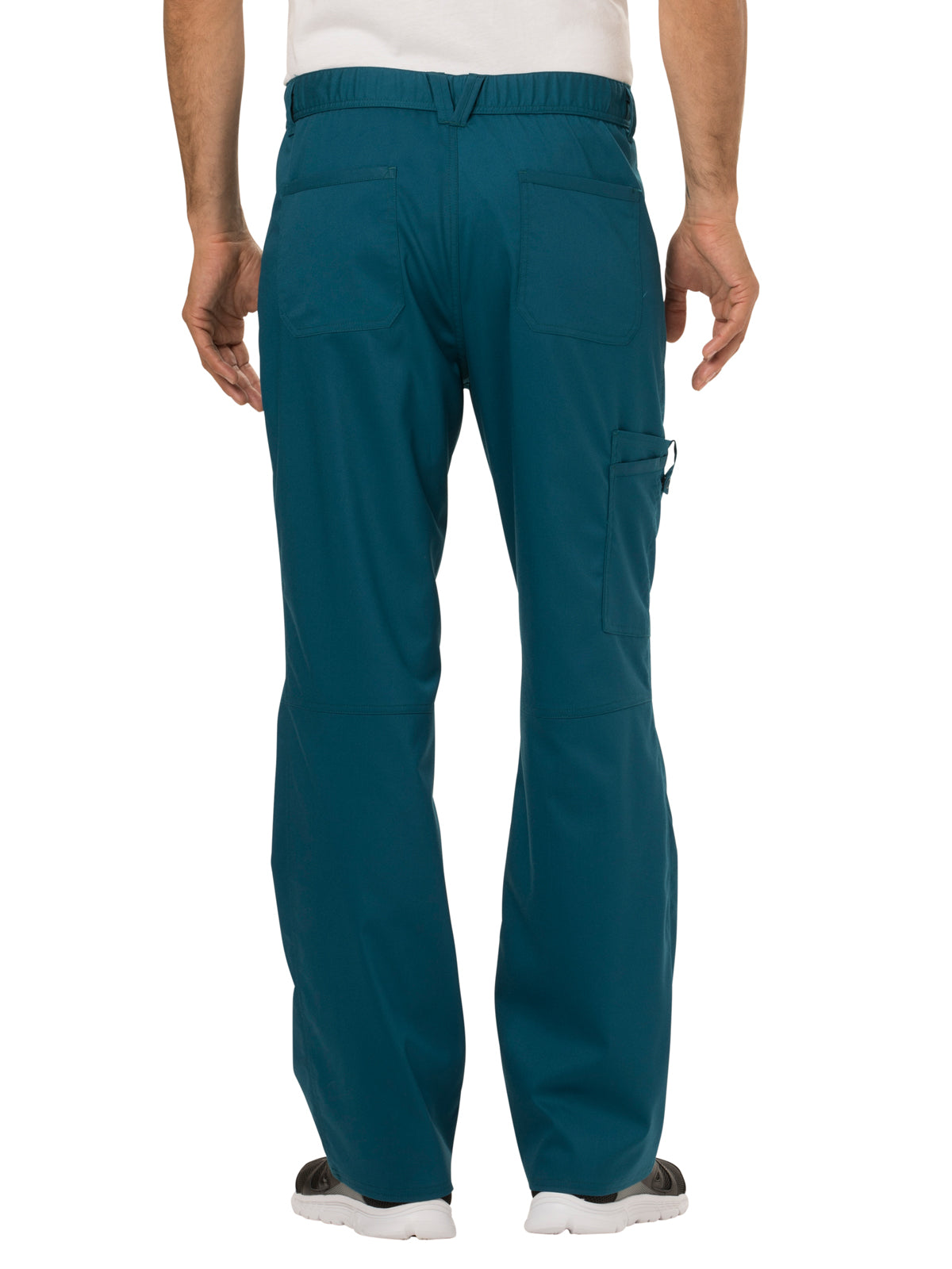 Men's 7-Pocket Fly Drawstring Front Pant - WW140 - Caribbean Blue