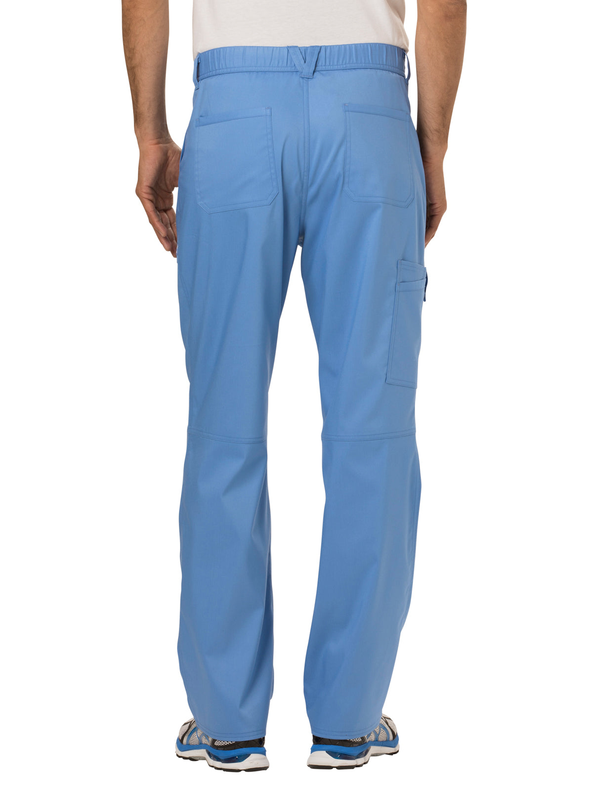 Men's 7-Pocket Fly Drawstring Front Pant - WW140 - Ciel Blue