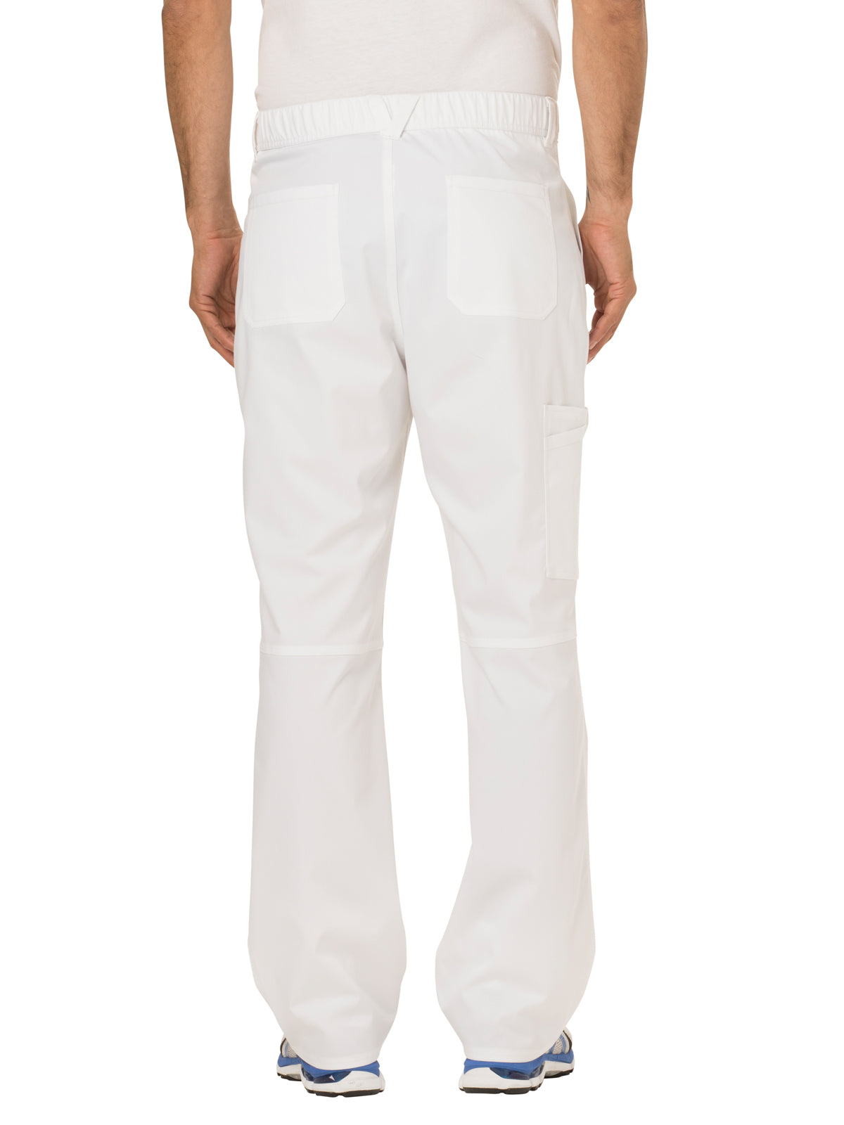 Men's 7-Pocket Fly Drawstring Front Pant - WW140 - White