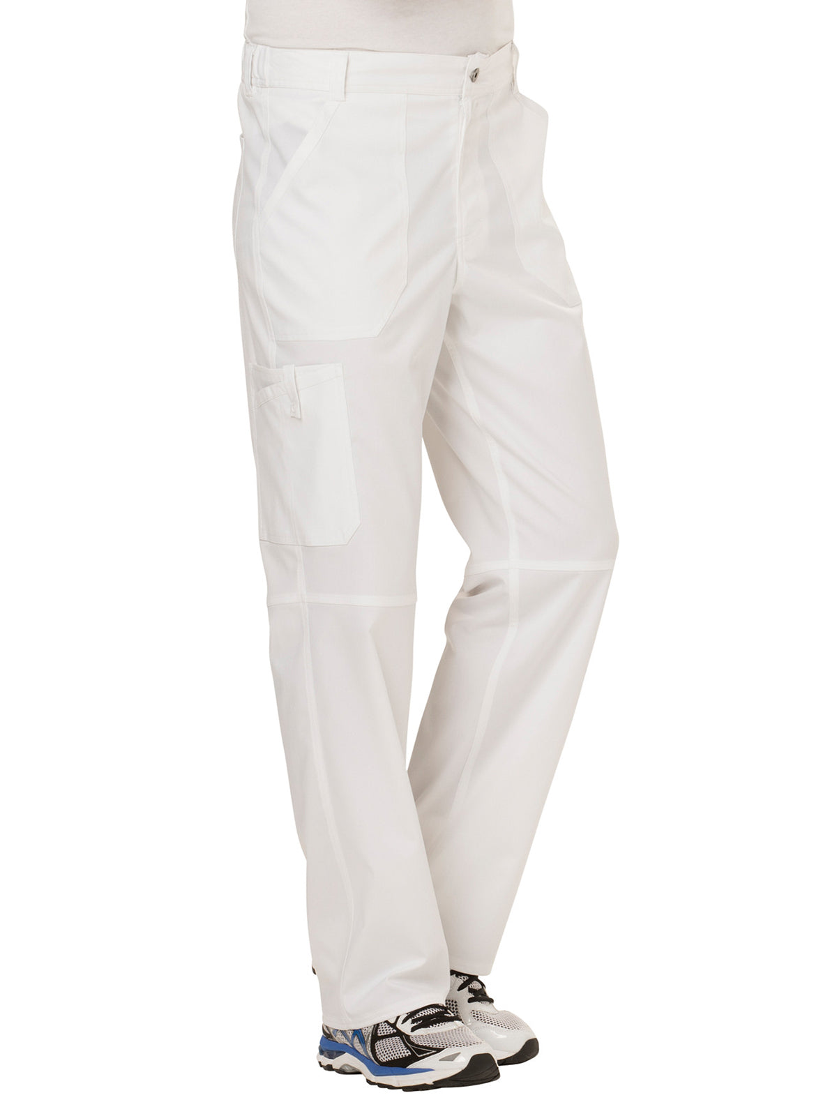 Men's 7-Pocket Fly Drawstring Front Pant - WW140 - White