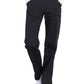 Women's Mid Rise Straight Leg Cargo Pant - WW170 - Black