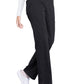 Women's Mid Rise Straight Leg Cargo Pant - WW170 - Black